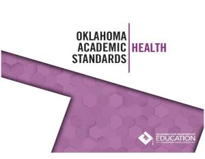 Oklahoma Academic Standards for Health Education