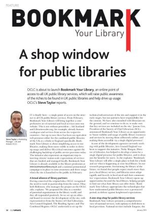 A Shop Window for Public Libraries