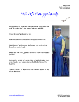 1410 AD Houppelande