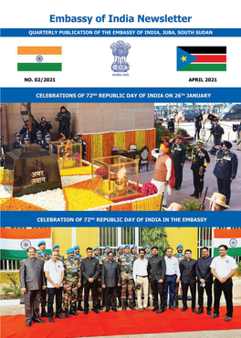January to March 2021 Covering the Activities and Events Organised by the Embassy