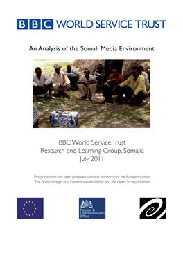 An Analysis of the Somali Media Environment
