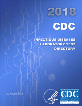2018 CDC Infectious Diseases Laboratory Test Directory