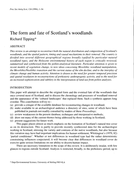 The Form and Fate of Scotland's Woodlands