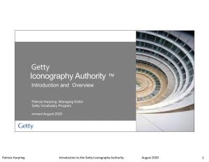Getty Iconography Authority ™ Introduction and Overview