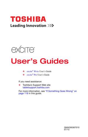 Excite® User's Guides