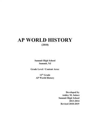 Ap World History (2018)
