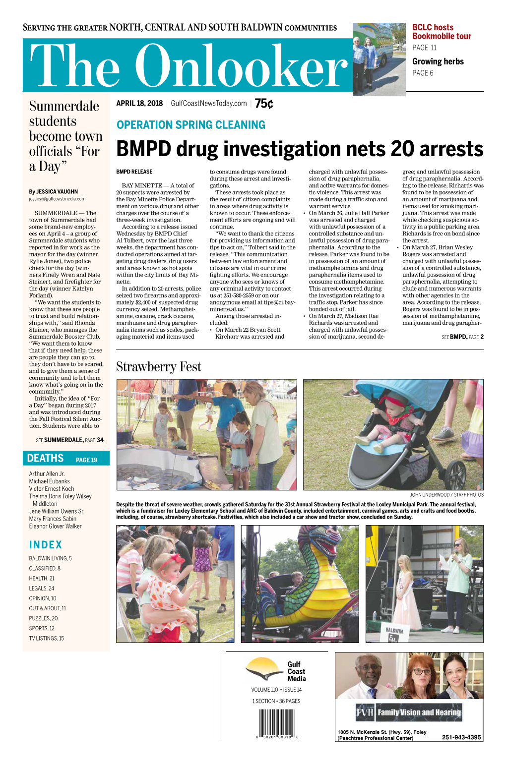 BMPD Drug Investigation Nets 20 Arrests