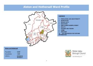 Alston and Hothersall Ward Profile