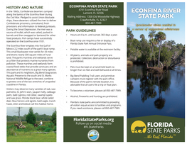 Econfina River State Park Brochure