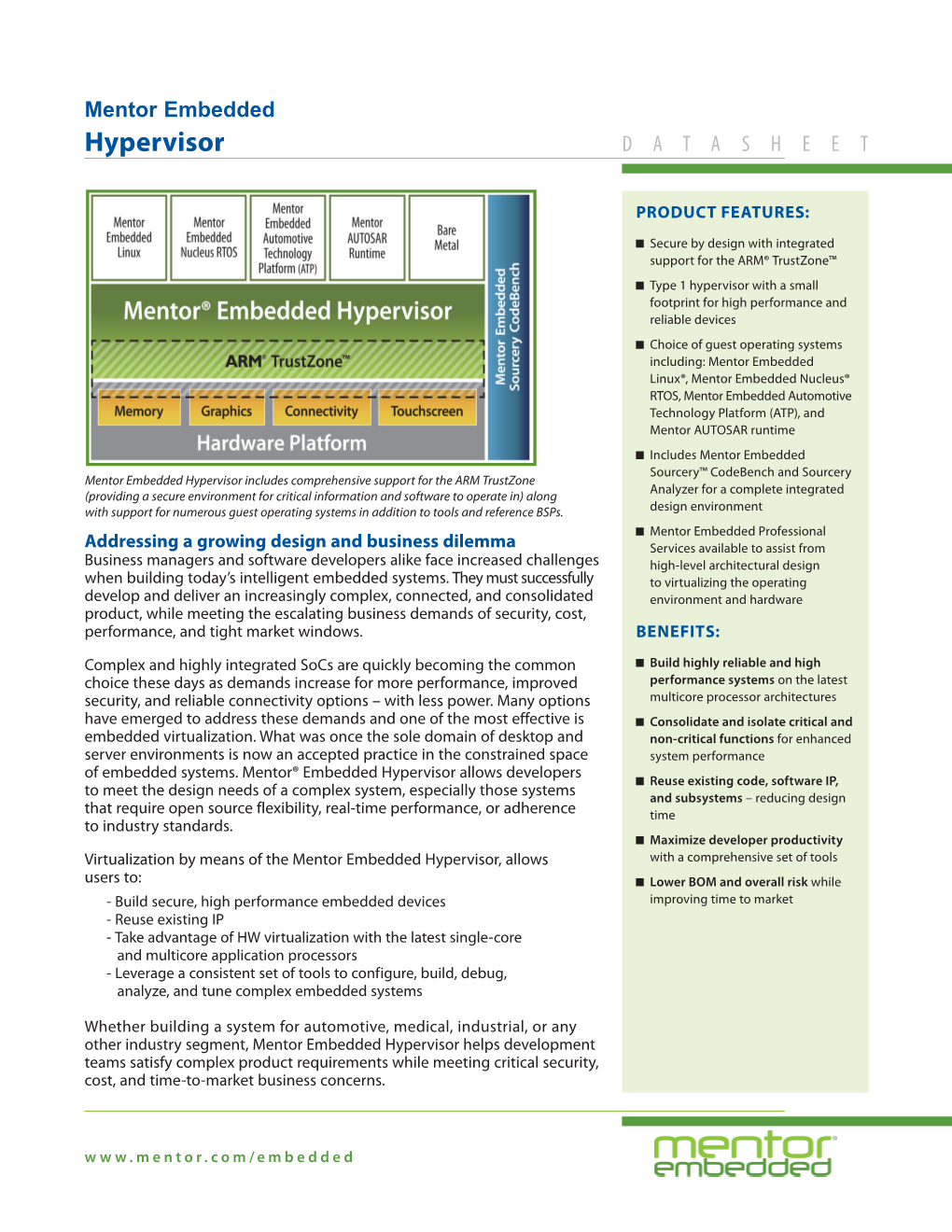 Hypervisor DATASHEET