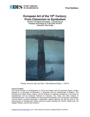 European Art of the 19Th Century