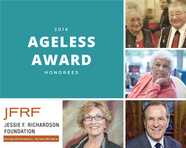 2018 Ageless Award Honorees