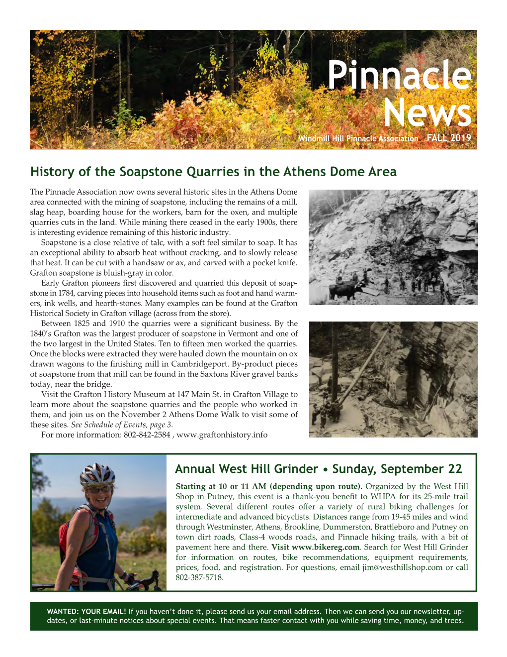 Fall 2019 Newsletter