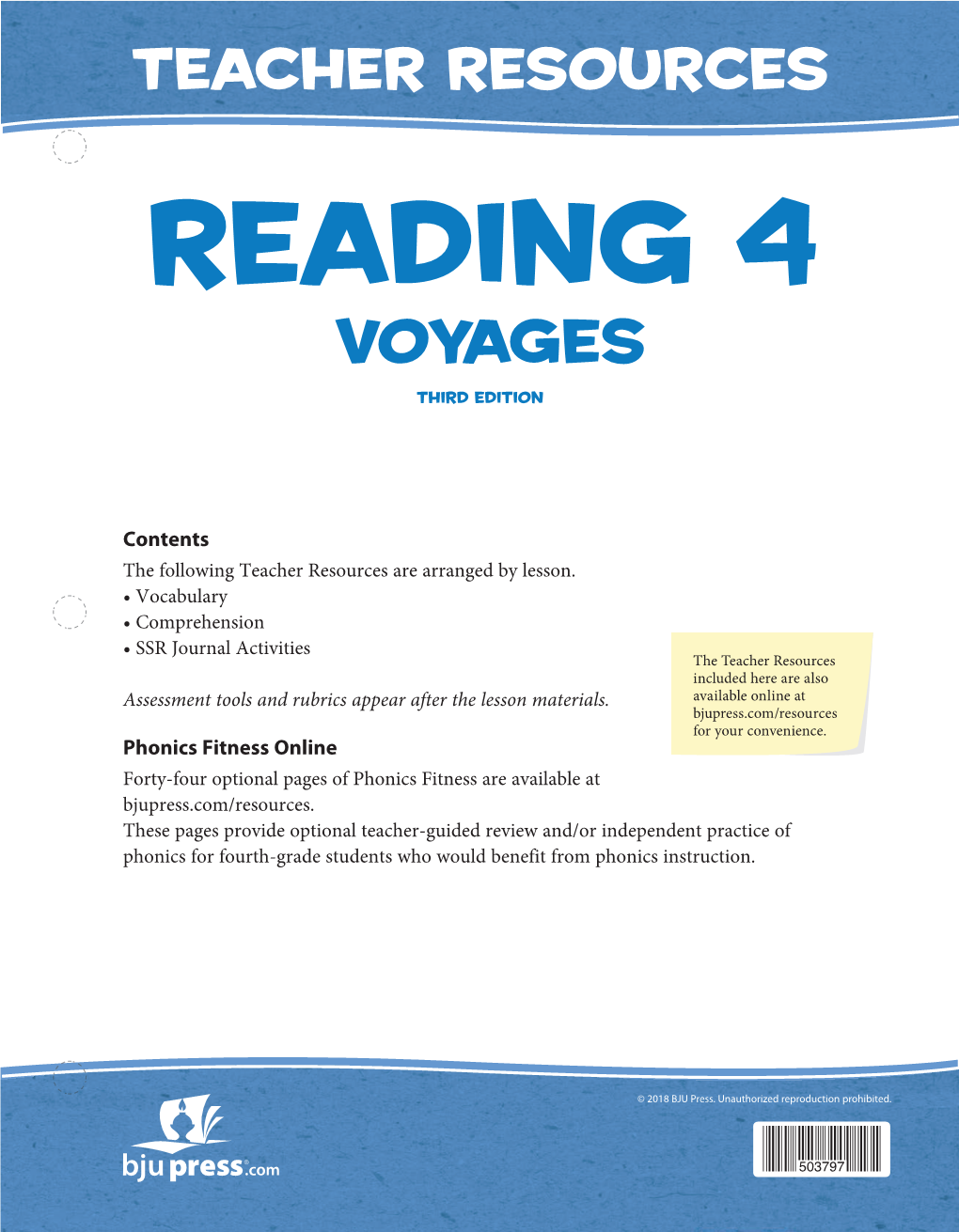 Reading 4, 3Rd Ed. Teacher Resources