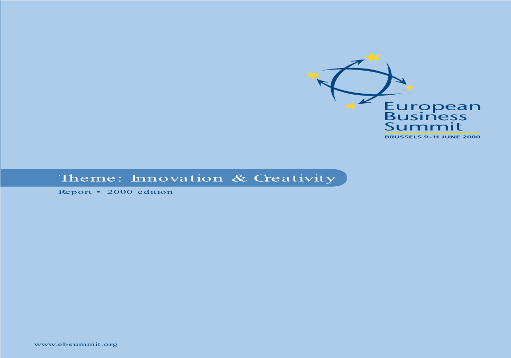 Theme: Innovation & Creativity