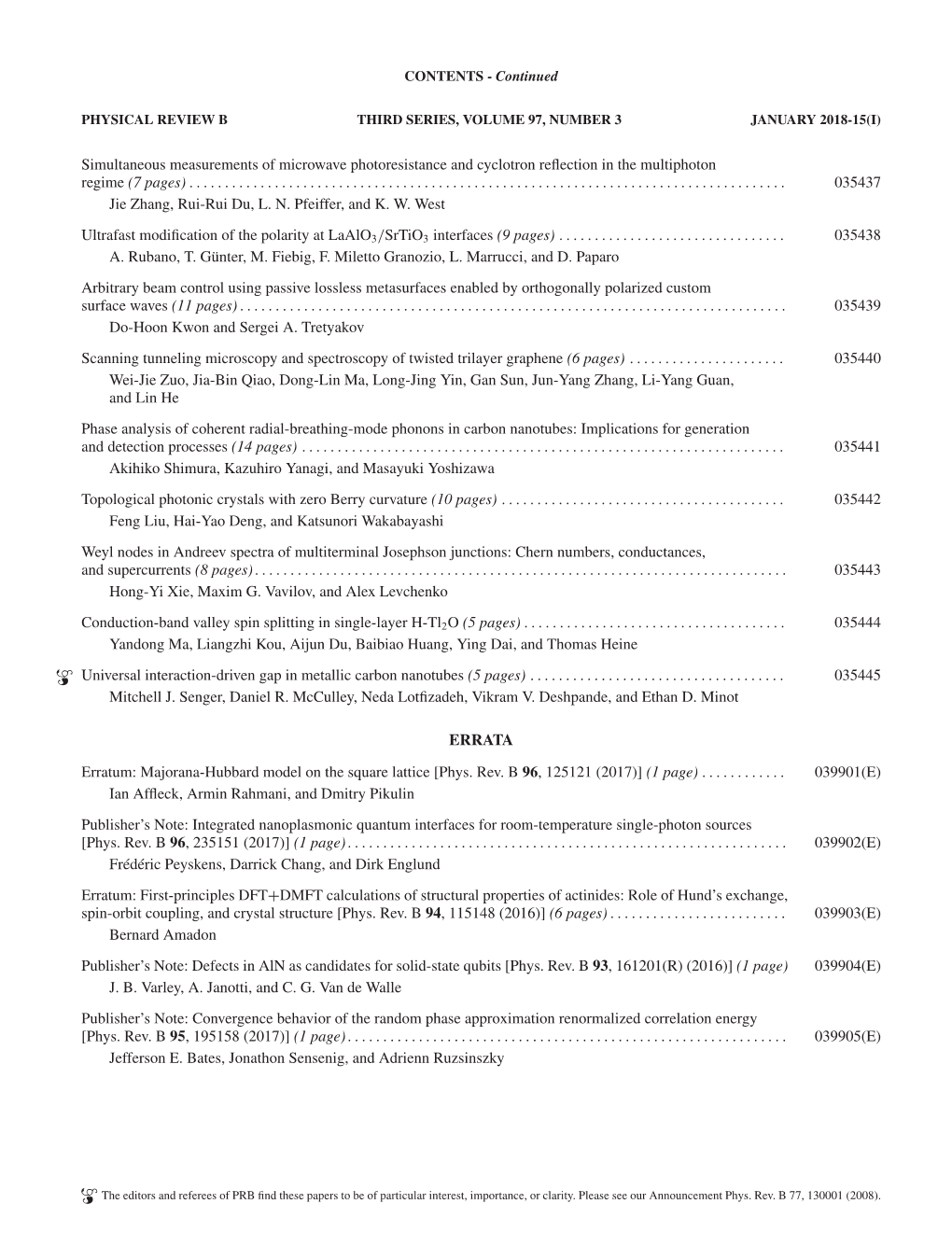 Table of Contents (Print, Part 1)