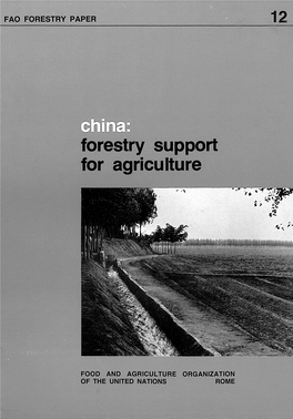 12 China: Forestry Support for Agriculture, 1978