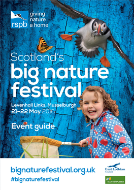 Big Nature Festival Levenhall Links, Musselburgh 21–22 May 2016