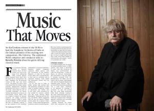 Sir Karl Jenkins Returns to the NCPA to Lead the Symphony Orchestra Of