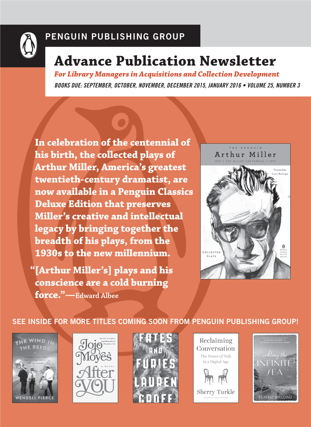 Advance Publication Newsletter