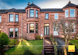 Immaculate Period Property in One of Glasgow's Most Sought-After Suburbs