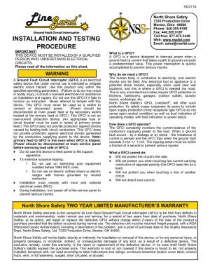 Installation and Testing Procedure
