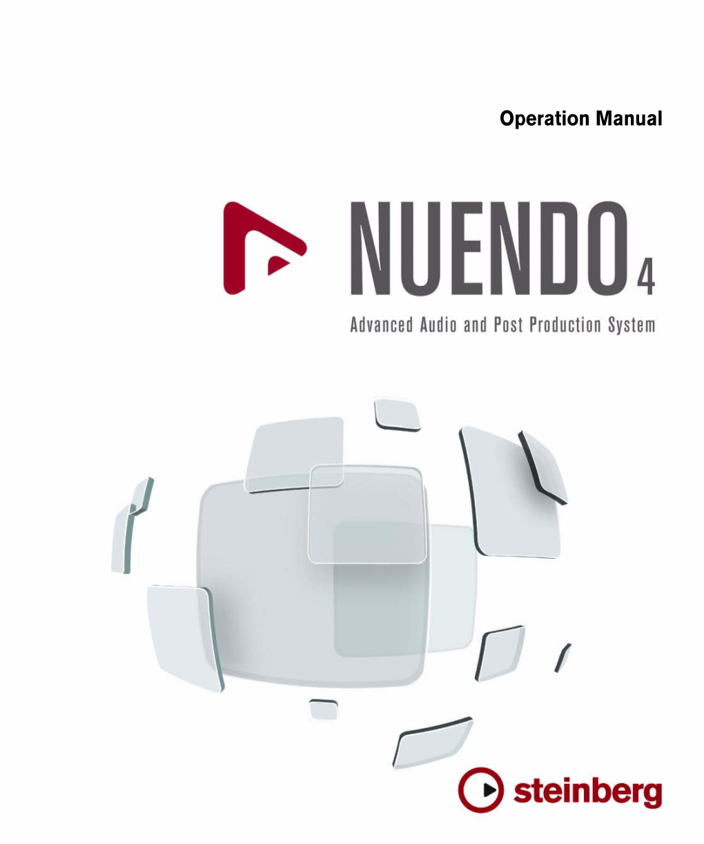 Nuendo – Operation Manual