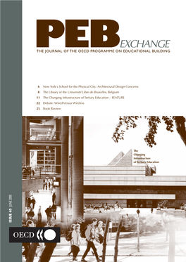 PEBEXCHANGE PEB DIARY the Journal of the OECD Programme on Educational Building September