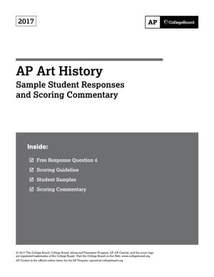 AP Art History 2017 FRQ 4 Sample Student Responses