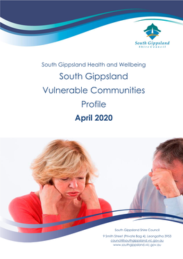 South Gippsland Vulnerable Communities Profile April 2020