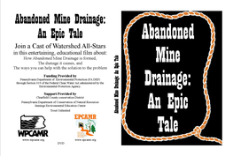 Abandoned Mine Drainage: an Epic Tale 2010