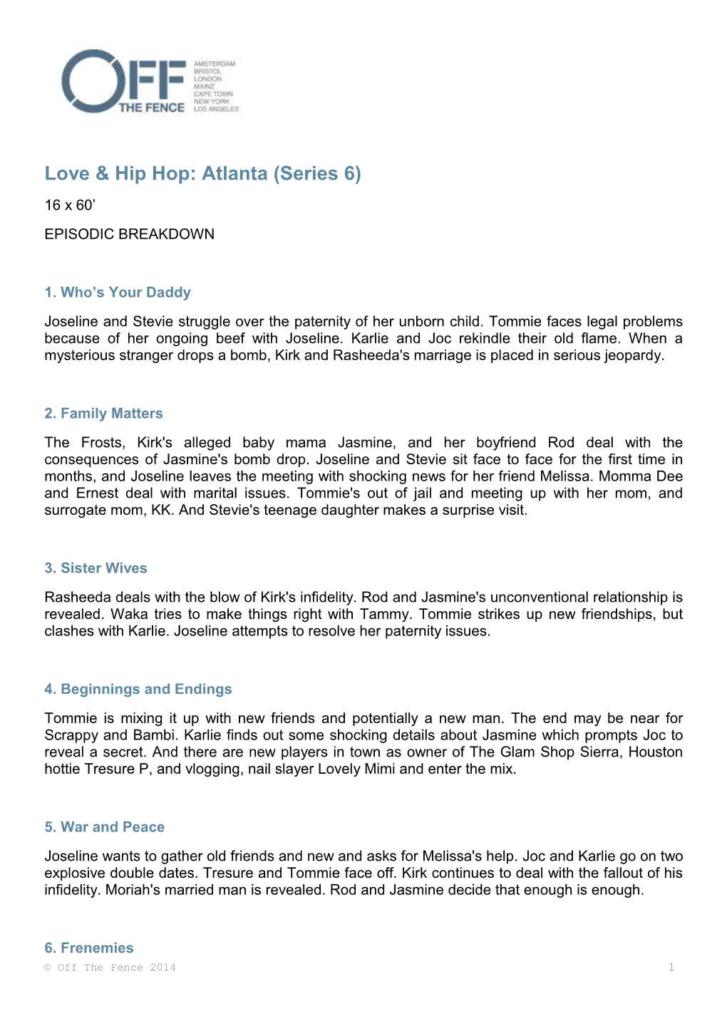 Love & Hip Hop: Atlanta (Series 6)