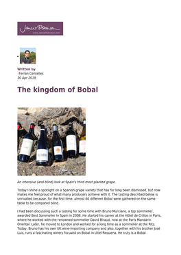 The Kingdom of Bobal