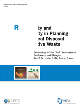 Reversibility and Retrievability in Planning for Geological Disposal of Radioactive Waste