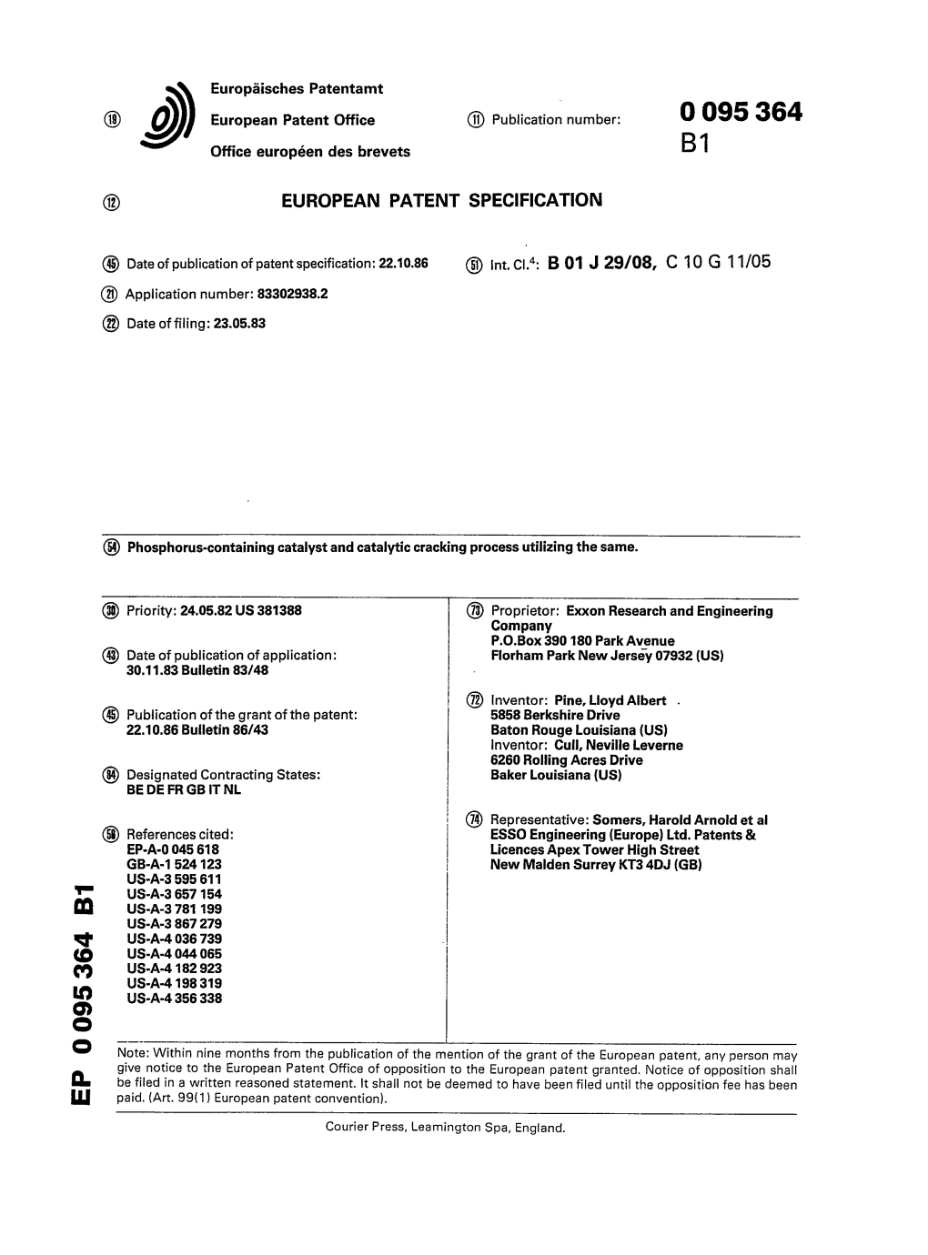 Phosphorus-Containing Catalyst and Catalytic Cracking Process Utilizing the Same