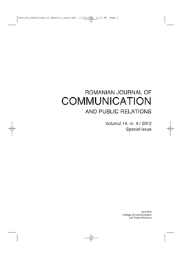 Communication and Public Relations