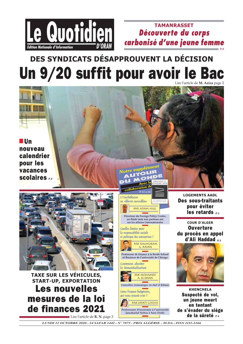 Un 9/20 Suffit Pour Avoir Le Bac Lire L'article De M