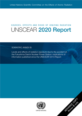 UNSCEAR 2020 Report