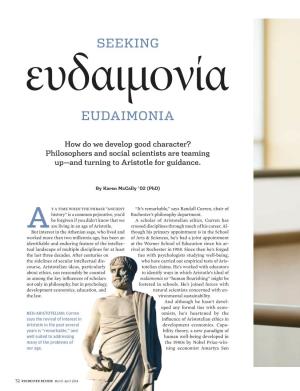 Seeking Eudaimonia