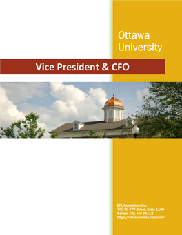 Vice President & Chief Financial Officer Ottawa University