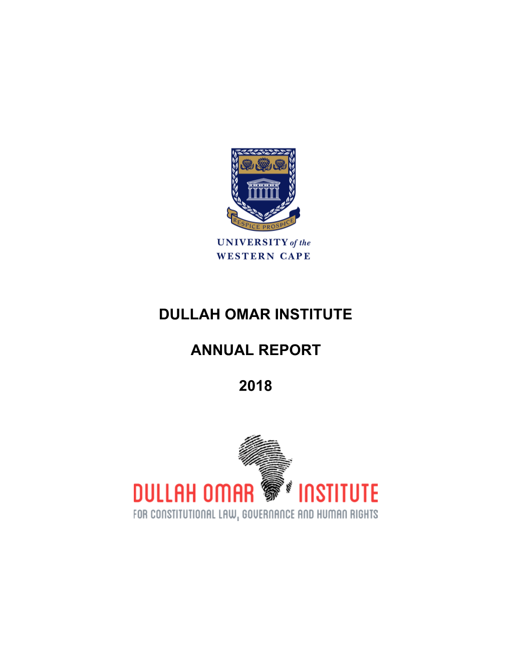 Dullah Omar Institute Annual Report 2018