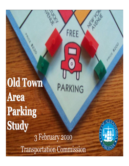 Old Town Parking Study Recommendations