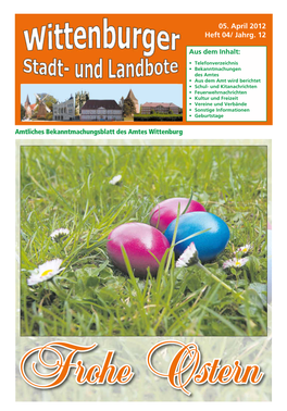 05. April 2012 Heft 04/ Jahrg. 12