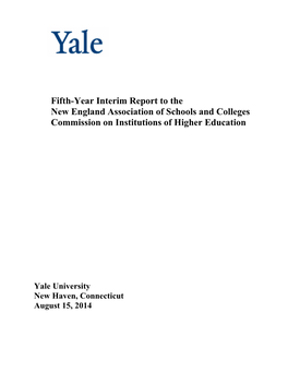 Fifth–Year Report