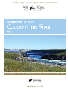 Draft Coppermine River Management Plan