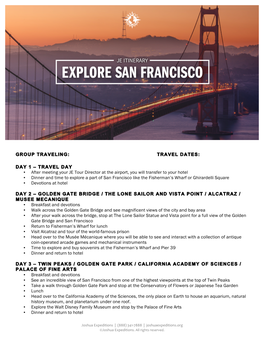 Explore San Francisco