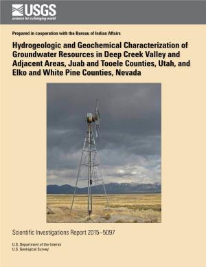 Hydrogeologic and Geochemical Characterization of Groundwater
