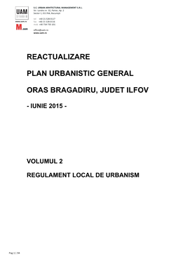 Reactualizare Plan Urbanistic