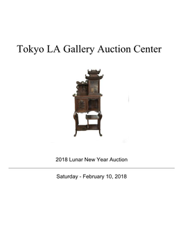 Tokyo LA Gallery Auction Center