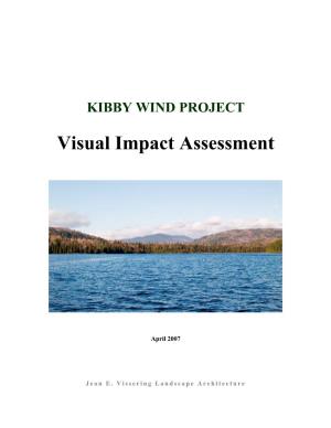 Kibby Wind Project Visual Impact Assessment Part A